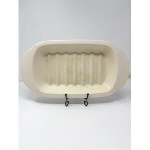 ANTIQUE Villeroy & Boch Ivory Serving Dish Mettlach Saar-Basin